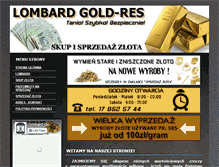 Tablet Screenshot of lombard-rzeszow.pl